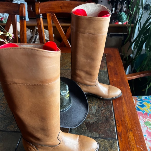 Frye Vintage Riding Boots Brown Size 6 With Box Excellent Condition - Picture 4 of 9